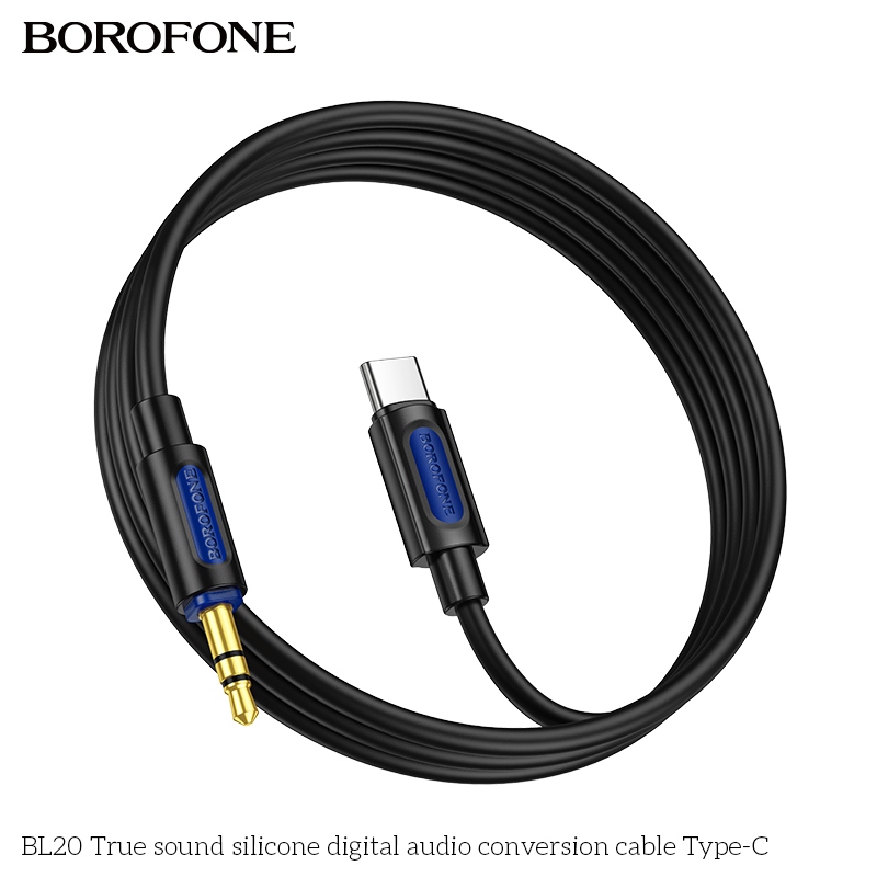 BOROFONE BL20 True sound USB-C to 3.5 mm audio cable NZ 5
